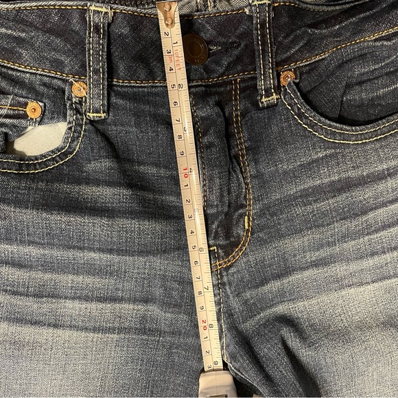 American Eagle Outfitters Dark Blue Straight Leg Jeans - Picture 4 of 6